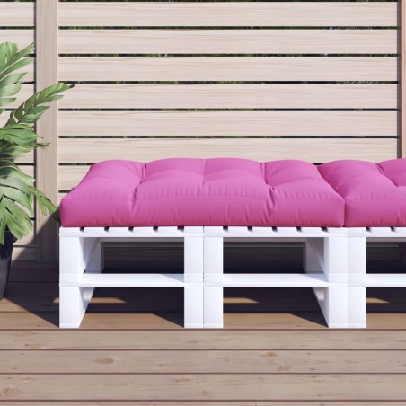 vidaXL Cojín para palés tela rosa 120x80x12 cm