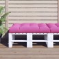 vidaXL Cojín para palés tela rosa 120x80x12 cm vidaXL Cojín para palés tela rosa 120x80x12 cm