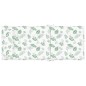 vidaXL Cojines silla respaldo alto 2 uds tela Oxford estampado hojas vidaXL Cojines silla respaldo alto 2 uds tela Oxford estampado hojas