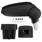 vidaXL Reposabrazos para coche ABS negro 15x31,5x(35-51) cm vidaXL Reposabrazos para coche ABS negro 15x31,5x(35-51) cm