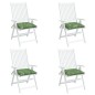 vidaXL Cojines para silla 4 uds tela estampado de hojas 50x50x7 cm vidaXL Cojines para silla 4 uds tela estampado de hojas 50x50x7 cm
