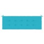 vidaXL Cojín para banco de jardín tela Oxford turquesa 150x50x3 cm vidaXL Cojín para banco de jardín tela Oxford turquesa 150x50x3 cm