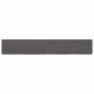 vidaXL Estante pared madera roble tratada marrón oscuro 180x30x(2-6)cm vidaXL Estante pared madera roble tratada marrón oscuro 180x30x(2-6)cm