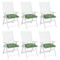 vidaXL Cojines para silla 6 uds tela estampado de hojas 40x40x7 cm vidaXL Cojines para silla 6 uds tela estampado de hojas 40x40x7 cm