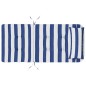 vidaXL Cojines silla Adirondack 2 uds tela Oxford a rayas azul blanco
