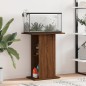 vidaXL Soporte acuario madera ingeniería marrón roble 60,5x36x72,5 cm