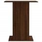 vidaXL Soporte acuario madera ingeniería marrón roble 60,5x36x72,5 cm