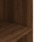 vidaXL Soporte acuario madera ingeniería marrón roble 60,5x36x72,5 cm