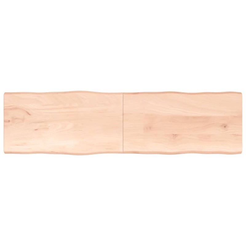 vidaXL Tablero de mesa madera maciza borde natural 220x60x(2-4) cm vidaXL Tablero de mesa madera maciza borde natural 220x60x(2-4) cm