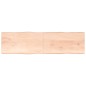 vidaXL Tablero de mesa madera maciza borde natural 220x60x(2-4) cm vidaXL Tablero de mesa madera maciza borde natural 220x60x(2-4) cm