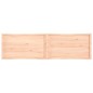 vidaXL Tablero de mesa madera maciza borde natural 220x60x(2-4) cm vidaXL Tablero de mesa madera maciza borde natural 220x60x(2-4) cm