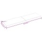 vidaXL Tablero de mesa madera maciza borde natural 220x60x(2-4) cm vidaXL Tablero de mesa madera maciza borde natural 220x60x(2-4) cm