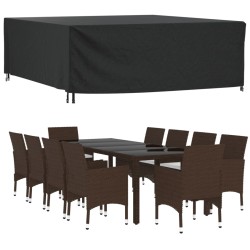 vidaXL Cubierta para muebles de jardín impermeable 420D 260x260x90 cm