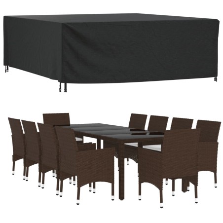 vidaXL Cubierta para muebles de jardín impermeable 420D 260x260x90 cm