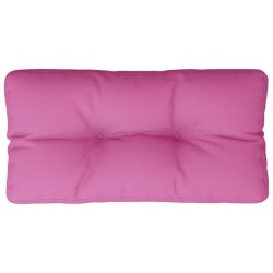 vidaXL Cojín para palés tela rosa 80x40x12 cm