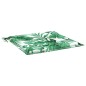 vidaXL Cojines de silla 6 uds tela estampado de hojas 50x50x3 cm vidaXL Cojines de silla 6 uds tela estampado de hojas 50x50x3 cm