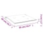 vidaXL Cojines de silla 6 uds tela estampado de hojas 50x50x3 cm vidaXL Cojines de silla 6 uds tela estampado de hojas 50x50x3 cm