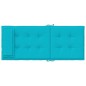 vidaXL Cojines para silla con respaldo alto 2 uds tela Oxford turquesa vidaXL Cojines para silla con respaldo alto 2 uds tela Oxford turquesa