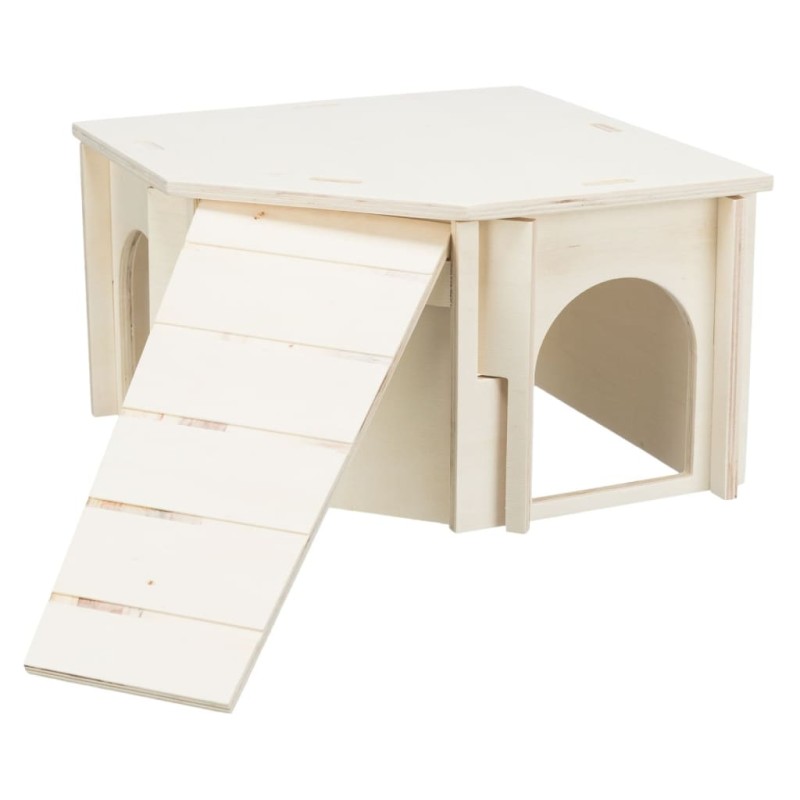 TRIXIE Casa para roedores Thore madera 30x18x30 cm TRIXIE Casa para roedores Thore madera 30x18x30 cm