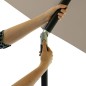 Madison Sombrilla Denia color crudo 200x200 cm Madison Sombrilla Denia color crudo 200x200 cm