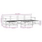 vidaXL Juego de muebles de jardín 7 piezas madera maciza de pino gris vidaXL Juego de muebles de jardín 7 piezas madera maciza de pino gris