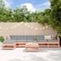 vidaXL Juego de muebles de jardín 7 pzas madera maciza abeto Douglas vidaXL Juego de muebles de jardín 7 pzas madera maciza abeto Douglas