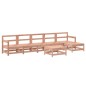 vidaXL Juego de muebles de jardín 7 pzas madera maciza abeto Douglas vidaXL Juego de muebles de jardín 7 pzas madera maciza abeto Douglas