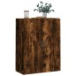 vidaXL Armario de pared madera ingeniería roble ahumado 69,5x34x90 cm vidaXL Armario de pared madera ingeniería roble ahumado 69,5x34x90 cm