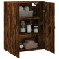 vidaXL Armario de pared madera ingeniería roble ahumado 69,5x34x90 cm vidaXL Armario de pared madera ingeniería roble ahumado 69,5x34x90 cm