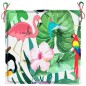 vidaXL Cojines para silla de jardín 4 uds tela multicolor 40x40x3 cm vidaXL Cojines para silla de jardín 4 uds tela multicolor 40x40x3 cm