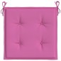vidaXL Cojines para silla de jardín 4 uds tela rosa 50x50x3 cm vidaXL Cojines para silla de jardín 4 uds tela rosa 50x50x3 cm