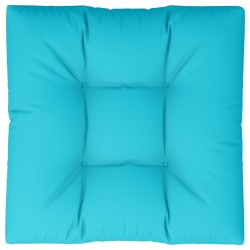 vidaXL Cojín para palés tela turquesa 80x80x12 cm