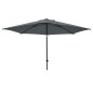 Madison Sombrilla Mykanos gris 250 cm