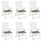 vidaXL Cojines de silla 6 uds tela estampado de hojas 50x50x3 cm vidaXL Cojines de silla 6 uds tela estampado de hojas 50x50x3 cm