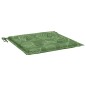 vidaXL Cojines de silla 6 uds tela estampado de hojas 50x50x3 cm vidaXL Cojines de silla 6 uds tela estampado de hojas 50x50x3 cm