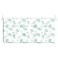 vidaXL Cojín banco de jardín tela Oxford estampado hojas 100x50x3 cm vidaXL Cojín banco de jardín tela Oxford estampado hojas 100x50x3 cm