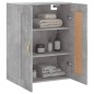 vidaXL Armario de pared madera ingeniería gris hormigón 69,5x34x90 cm vidaXL Armario de pared madera ingeniería gris hormigón 69,5x34x90 cm