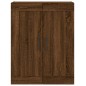 vidaXL Aparador alto madera contrachapada marrón roble 69,5x34x180 cm vidaXL Aparador alto madera contrachapada marrón roble 69,5x34x180 cm