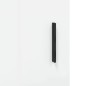 vidaXL Aparador alto madera contrachapada blanco brillo 34,5x34x180 cm