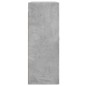 vidaXL Armario de pared madera ingeniería gris hormigón 69,5x34x90 cm vidaXL Armario de pared madera ingeniería gris hormigón 69,5x34x90 cm