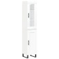 vidaXL Aparador alto madera contrachapada blanco 34,5x34x180 cm vidaXL Aparador alto madera contrachapada blanco 34,5x34x180 cm