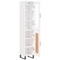 vidaXL Aparador alto madera contrachapada blanco 34,5x34x180 cm vidaXL Aparador alto madera contrachapada blanco 34,5x34x180 cm