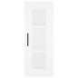 vidaXL Aparador alto madera contrachapada blanco 34,5x34x180 cm vidaXL Aparador alto madera contrachapada blanco 34,5x34x180 cm