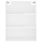 vidaXL Aparador alto madera contrachapada blanco brillo 69,5x34x180 cm vidaXL Aparador alto madera contrachapada blanco brillo 69,5x34x180 cm