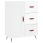 vidaXL Aparador alto madera contrachapada blanco brillo 69,5x34x180 cm vidaXL Aparador alto madera contrachapada blanco brillo 69,5x34x180 cm