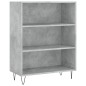 vidaXL Aparador alto madera contrachapada gris hormigón 69,5x34x180 cm vidaXL Aparador alto madera contrachapada gris hormigón 69,5x34x180 cm
