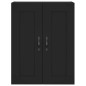 vidaXL Aparador alto madera contrachapada negro 69,5x34x180 cm vidaXL Aparador alto madera contrachapada negro 69,5x34x180 cm