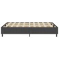 vidaXL Estructura de cama Box Spring tela gris 180x200 cm