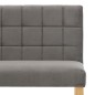 vidaXL Banco de terciopelo gris 140 cm vidaXL Banco de terciopelo gris 140 cm