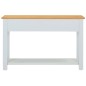 vidaXL Mesa consola de madera de roble maciza 118x35x77 cm vidaXL Mesa consola de madera de roble maciza 118x35x77 cm